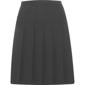 Senior Stitch Down Pleated Skirt - Grey