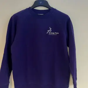 PRE LOVED GRANGE PARK PRIMARY PURPLE SWEATSHIRT