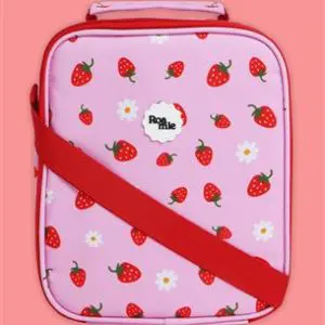 ROAMIE LUNCH BAG - STRAWBERRIES/DAISIES