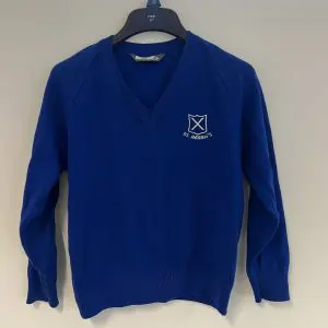 PRE LOVED ST ANDREW'S ENFIELD V NECK JUMPER