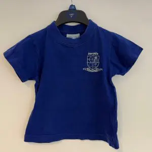 PRE LOVED MERRYHILLS PE T SHIRT - BLUE