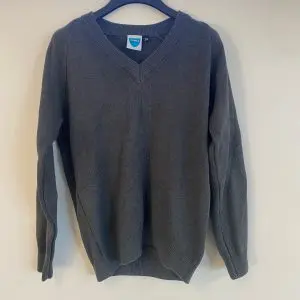 PRE LOVED V NECK GREY JUMPER