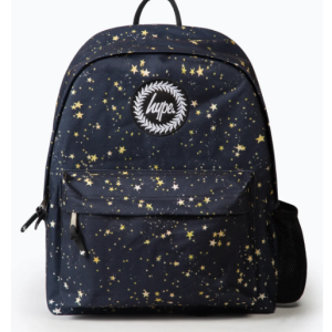 Hype Kids Black Gold Stars Backpack
