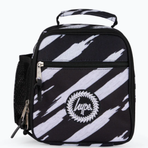 Hype Unisex Black Angles Lunch Bag