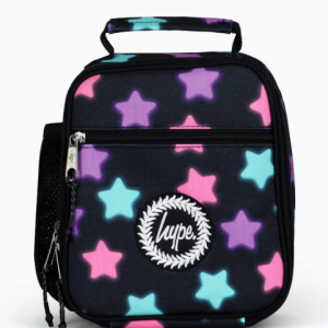 Hype Unisex Black Star Glow Lunch Box