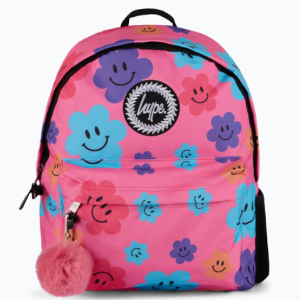 Hype Unisex Pink Happy Flowers Backpack