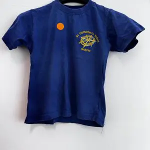 PRE LOVED ST CATHERINE'S PE T-SHIRT - BLUE