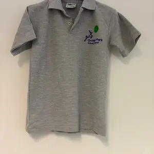 PRE LOVED GRANGE PARK PRIMARY GREY POLO