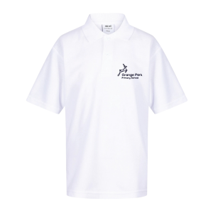 Grange Park Primary White Polo Shirt