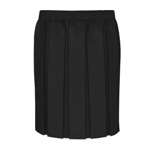 Box Pleat Skirt Black