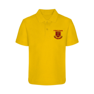 St Paul's Gold Polo Shirt