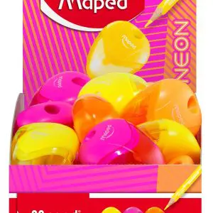 MAPED NEON PENCIL SHARPENER IGLOO (SHOWBOX)