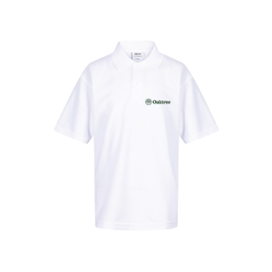 Oaktree White Polo Shirt
