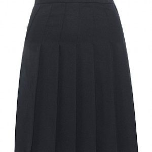 Senior Stitch Down Pleated Skirt - Navy