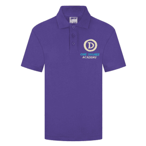One Degree Academy Purple Polo Shirt