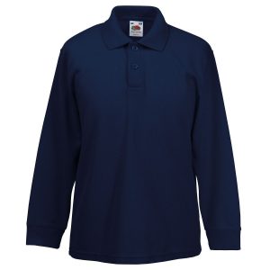 Oakleigh Navy Long Sleeve Polo