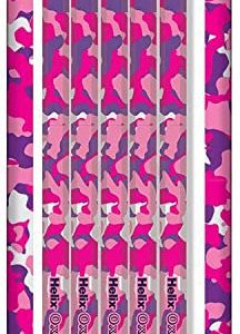 Oxford Camo Pencils 5 Pack - Pink