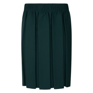 Zeco Box Pleat Skirt Green