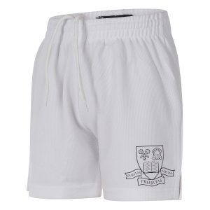 Keble White Shorts