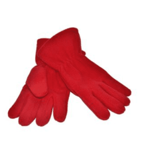 Red Fleece Gloves