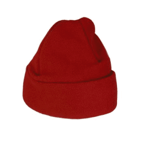 Red Fleece Winter Hat