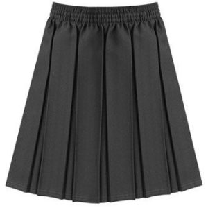 Innovation Box Pleat Skirt Grey