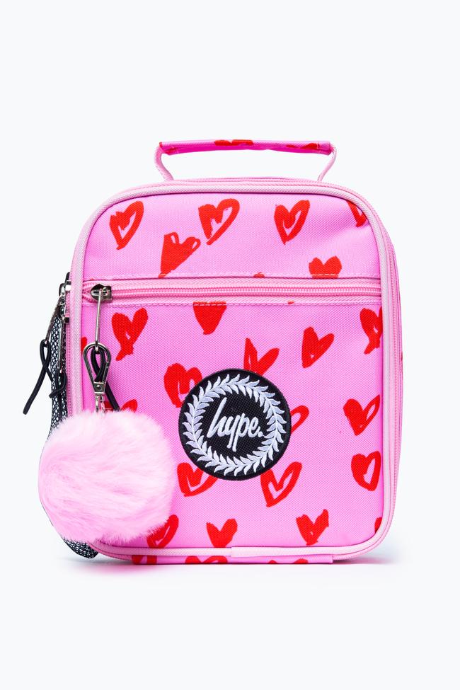 HYPE SCRIBBLE HEART LUNCH BAG Smiths Schoolwear