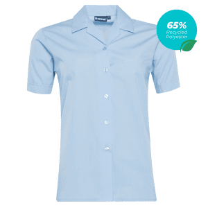 Girls Blue Revere Short Sleeve Shirts