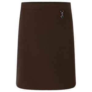 Zeco Lycra Heart Skirt Brown