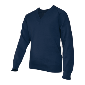 Navy V Neck Jumper