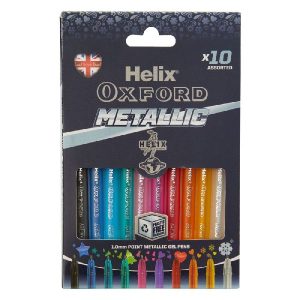OXFORD METALLIC GEL INK PENS X10