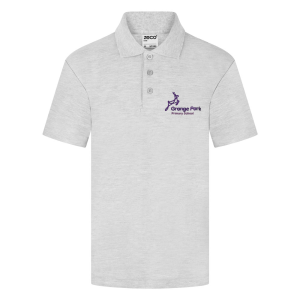 Grange Park Primary Zeco Grey Polo Shirt