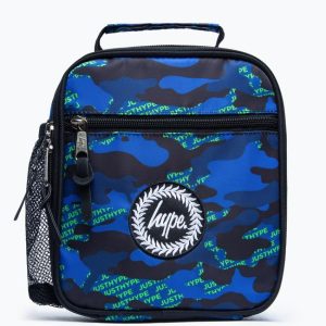HYPE NEON LOGO CAMO LUNCH BAG