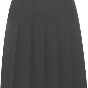 Senior Stitch Down Pleated Skirt - Grey