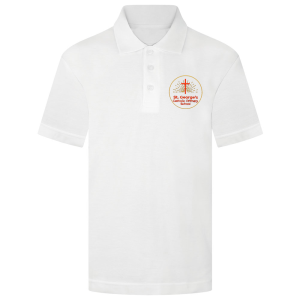 St George's White Summer Polo Shirt