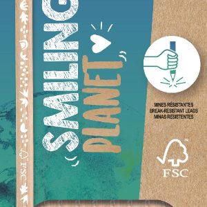 MAPED SMILING PLANET FSC COLOURING PENCILS X12