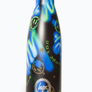 HYPE BLUE ELECTRIC SMILE SCRIPT METAL BOTTLE