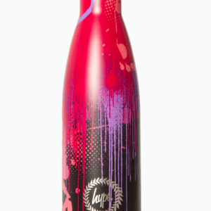 HYPE PINK HEARTS DRIP METAL BOTTLE