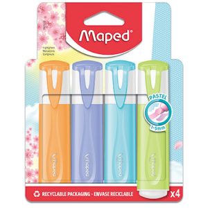 Maped Pastel Highlighters x4